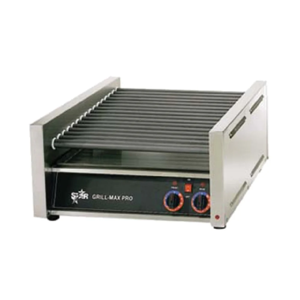 Star 75C_208-240 36 Inch Hot Dog Grill Electric Roller Stadium Seating Stainless Steel with Chrome Rollers Star 75C_208-240 36 Inch Hot Dog Grill Electric Roller Stadium Seating Stainless Steel with Chrome Rollers