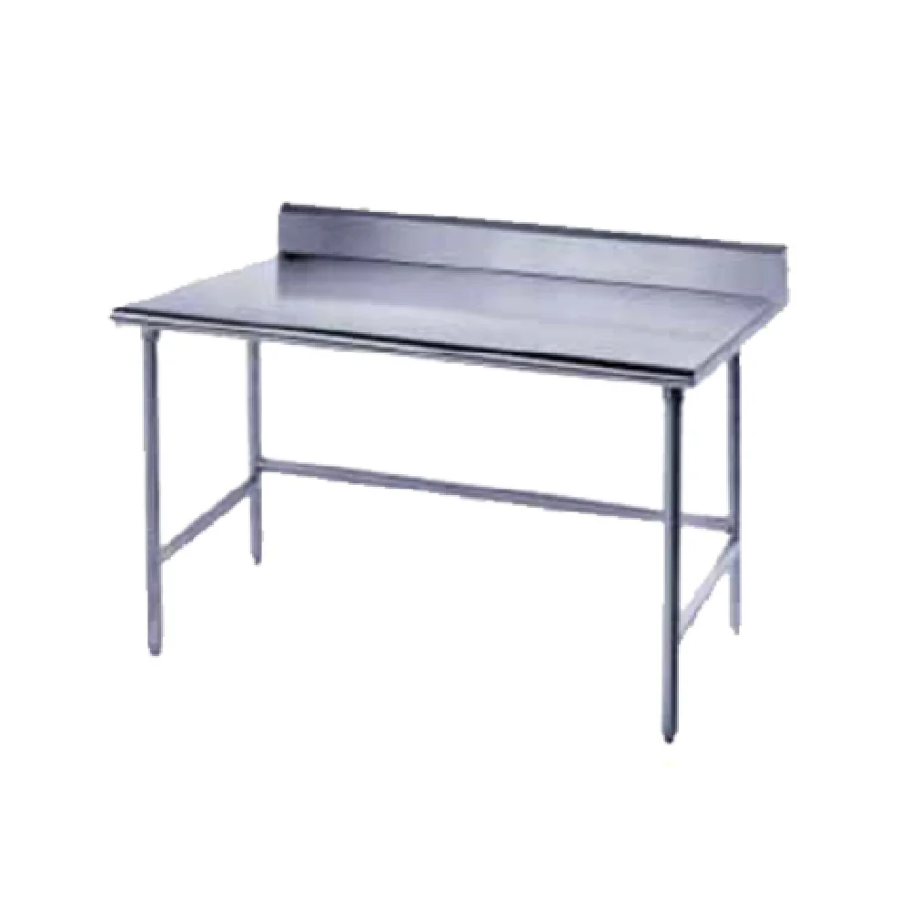 Advance Tabco TSKG-2410 120 Inch Stainless Steel Work Table with Backsplash