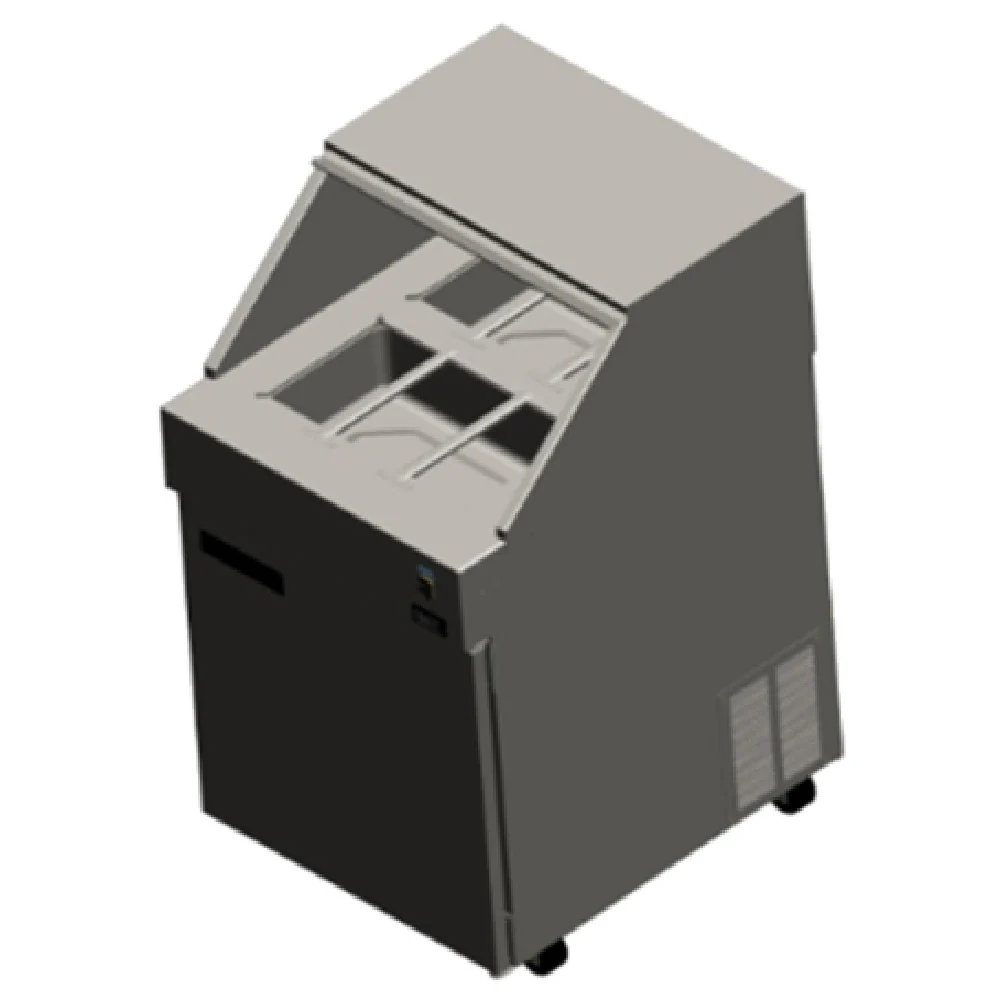 Delfield F18MC27-BSP 27 Inch Liquitec Refrigerated Counter 6.3 cu ft - 1 Section