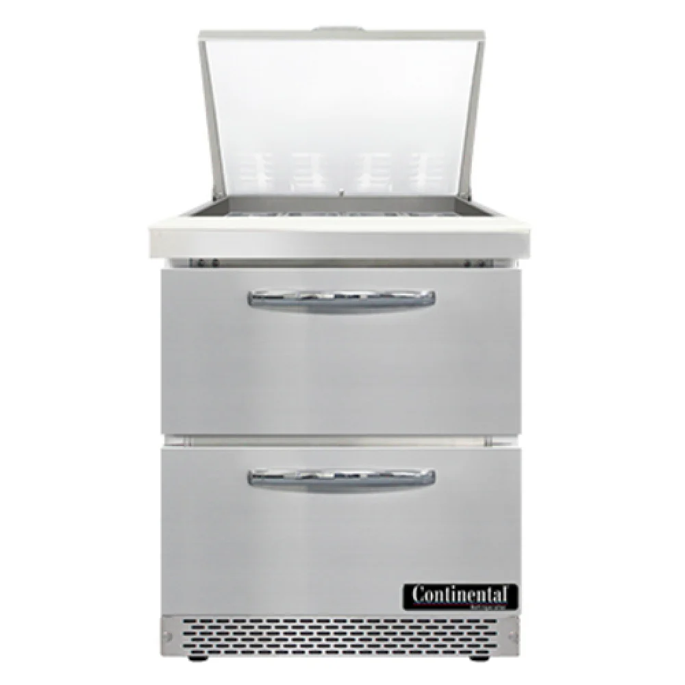 Continental Refrigerator SW27N12M-FB-D 27 Inch Refrigerated Counter with Drawers