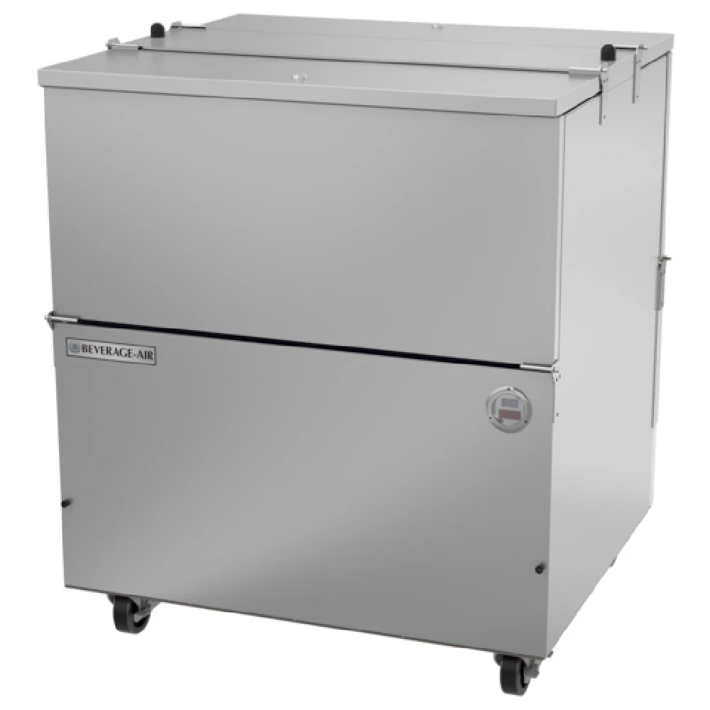 Beverage Air ST34HC-S 34 Inch Milk Cooler Cold Wall 12.37 cu ft Dual Access Stainless Steel Beverage Air ST34HC-S 34 Inch Milk Cooler Cold Wall 12.37 cu ft Dual Access Stainless Steel