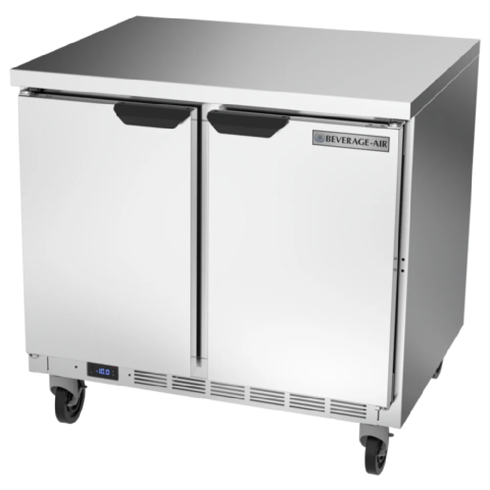 Beverage Air WTF36AHC-FLT 36 Inch Commercial Two Section Freezer 8.69 cu ft