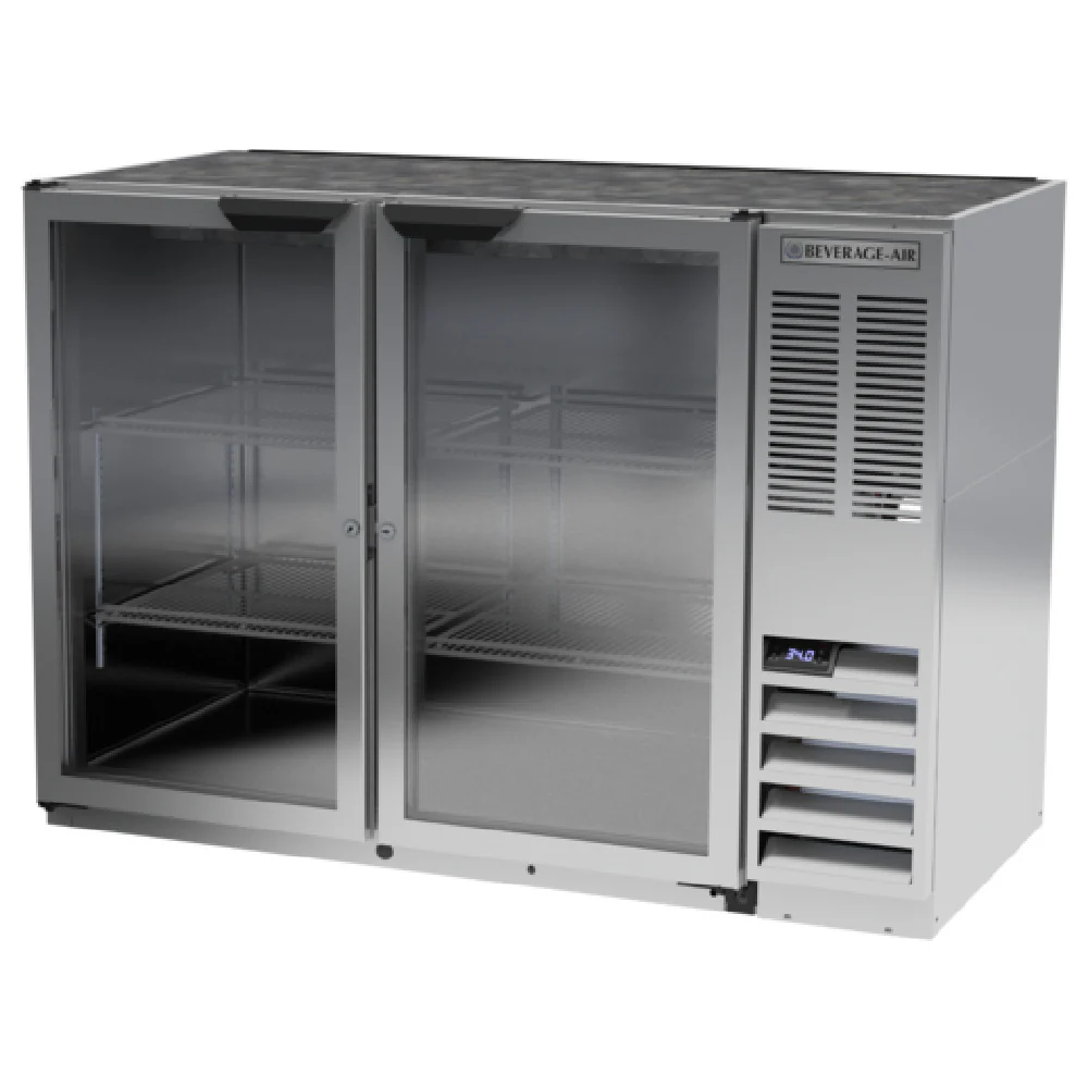 Beverage Air BB48HC-1-G-S 48 Inch Refrigerated Back Bar Cabinet 12.4 cu ft Beverage Air BB48HC-1-G-S 48 Inch Refrigerated Back Bar Cabinet 12.4 cu ft