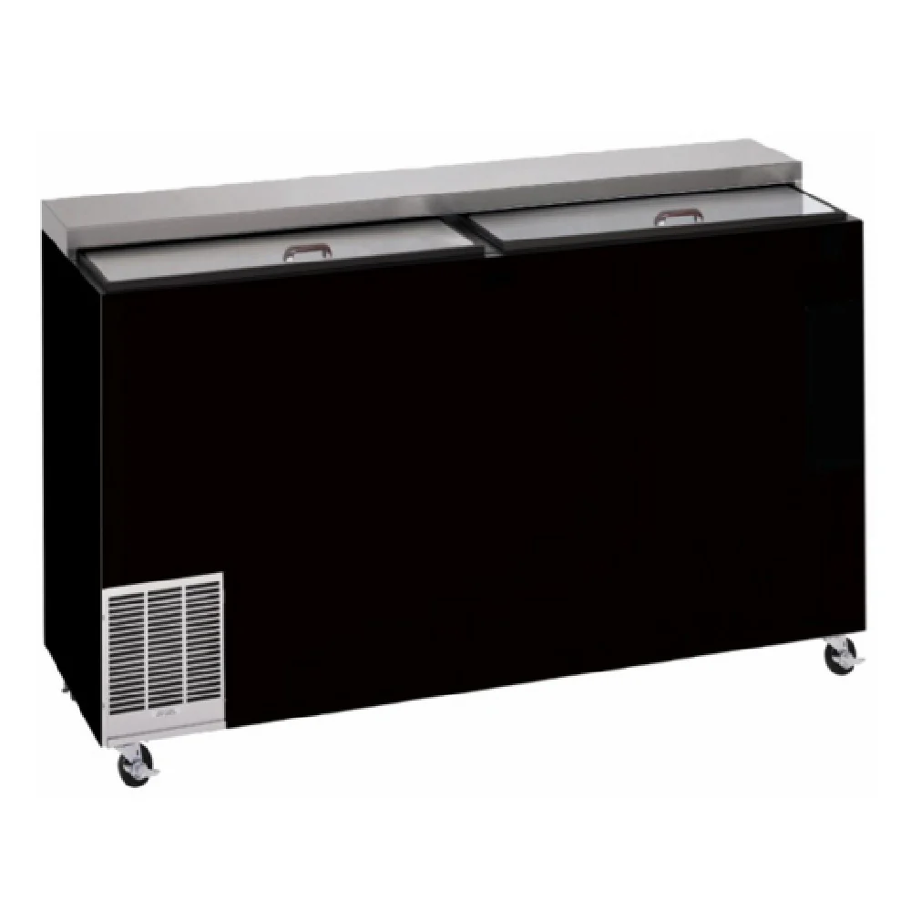 Perlick FR60RT-BS-STK 60 Inch Commercial Glass Froster Stainless Steel and Manual Defrost