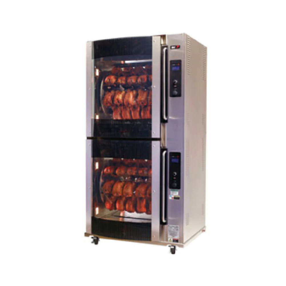 BKI VGG-16-F 41 Inch Electric Rotisserie Oven Double Deck Stainless Steel with Touch Screen
