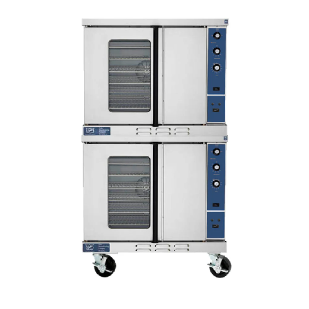 Duke 613-E2XX_240/60/3 38 Inch Electric Convection Oven Two Decks with Racks Duke 613-E2XX_240/60/3 38 Inch Electric Convection Oven Two Decks with Racks