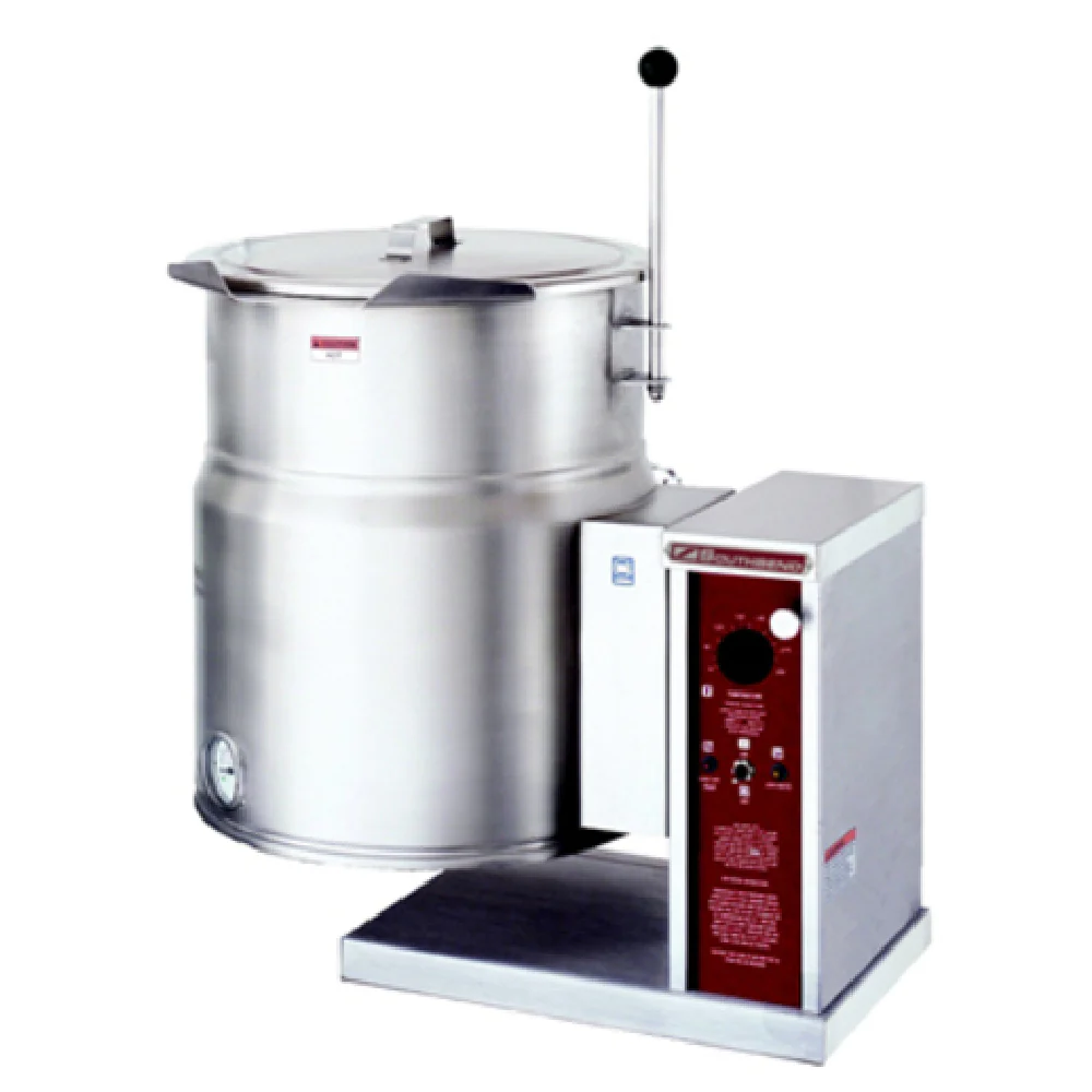 Crown EC-10TW_240/60/1 26 Inch Electric Tilting Kettle 10 Gallon 316 Stainless Steel