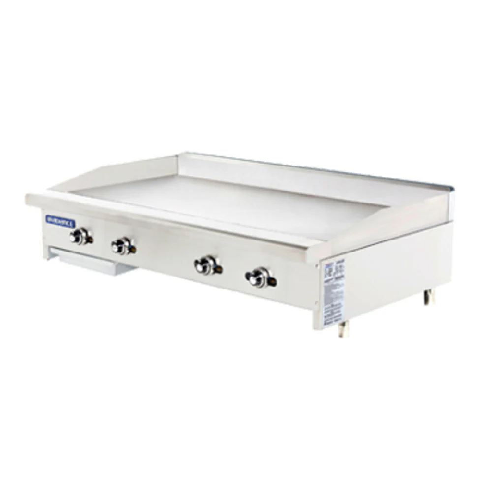 Turbo Air TATG-48_LP 48 Inch Radiance Griddle Gas with 4 Burners 88000 BTU Turbo Air TATG-48_LP 48 Inch Radiance Griddle Gas with 4 Burners 88000 BTU