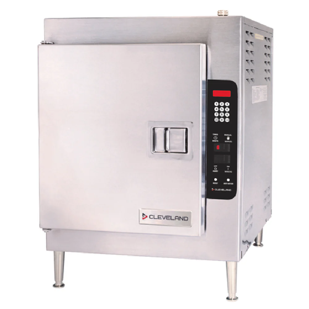Cleveland 21CET16_240/60/3 21 Inch Electric Convection Steamer with 5 Pans