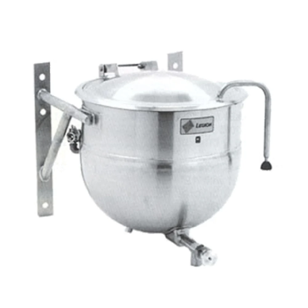 Legion LTWT-30 30 Gallon Stationary Direct Steam Kettle 304 Stainless Steel with Valve Legion LTWT-30 30 Gallon Stationary Direct Steam Kettle 304 Stainless Steel with Valve