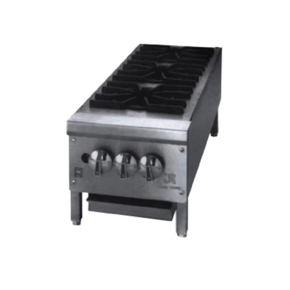 Jade Range JHP-312-F_LP 12 Inch Supreme Hotplate Gas Floor Model 3 Burners 82500 BTU Jade Range JHP-312-F_LP 12 Inch Supreme Hotplate Gas Floor Model 3 Burners 82500 BTU