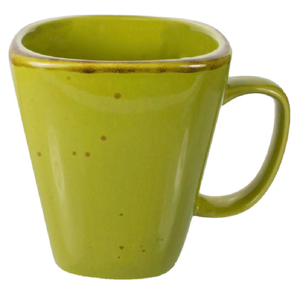 International Tableware SV-17-BA 12 Oz Speckled Cup with Handle Ceramic