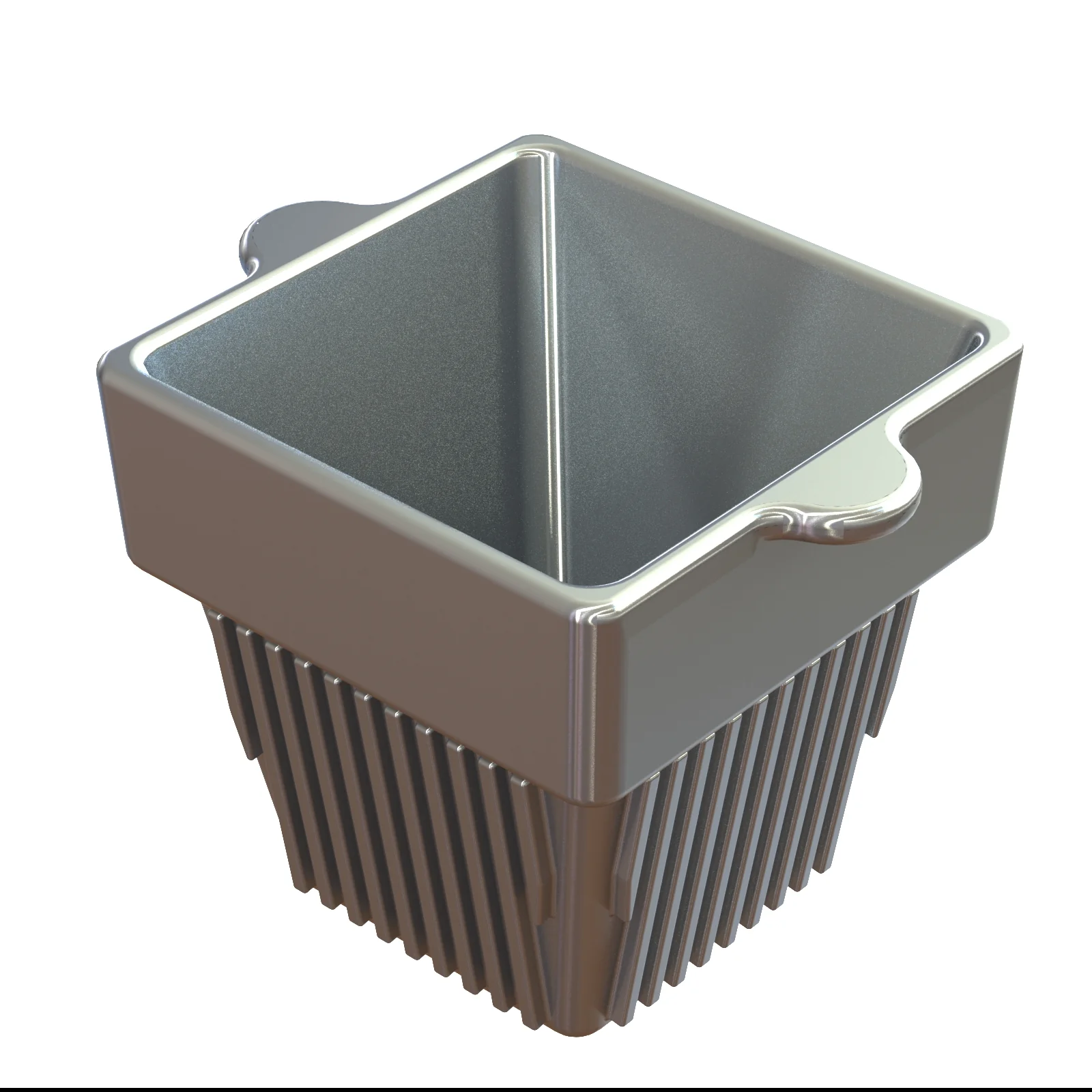 Tablecraft CW1480N 18 Oz Square Cold Holding Condiment Bowl Aluminum Tablecraft CW1480N 18 Oz Square Cold Holding Condiment Bowl Aluminum
