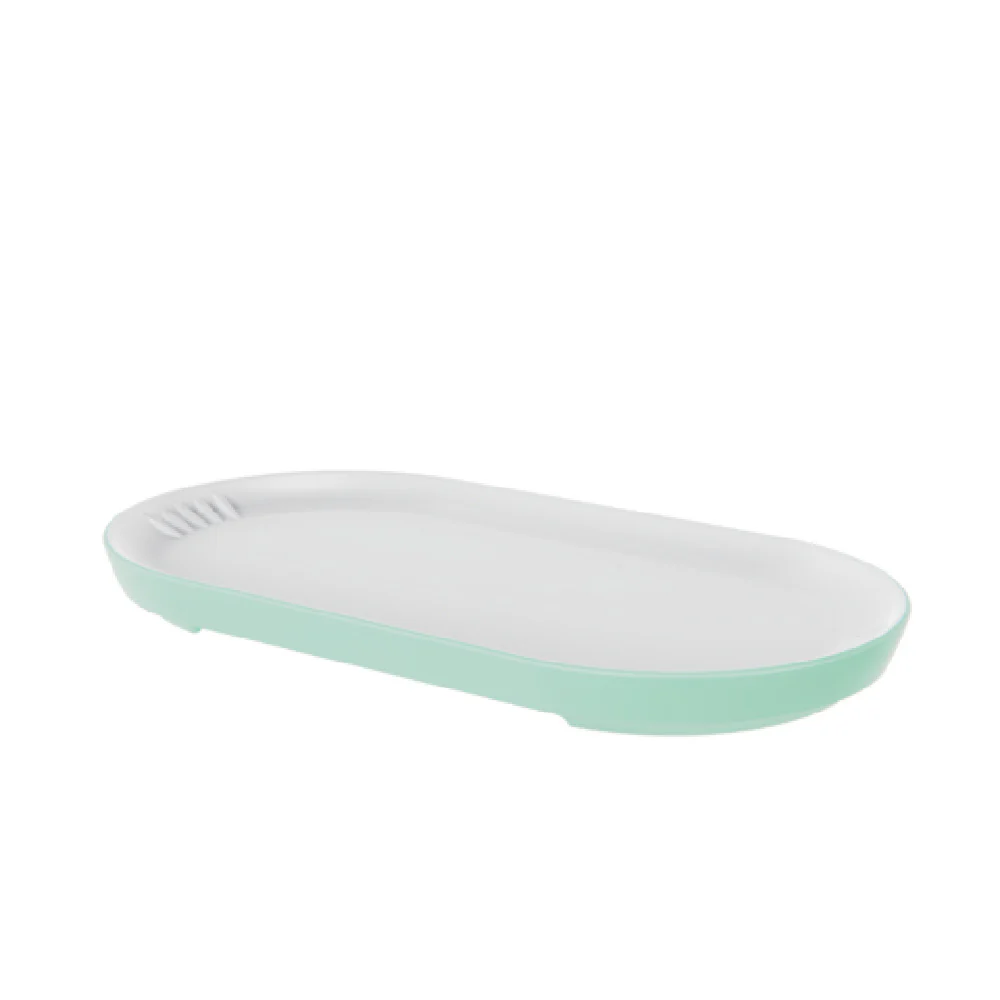 BauscherHepp TMG50018 13 Inch Oblong Melamine Platter Mint Talon by Dalebrook