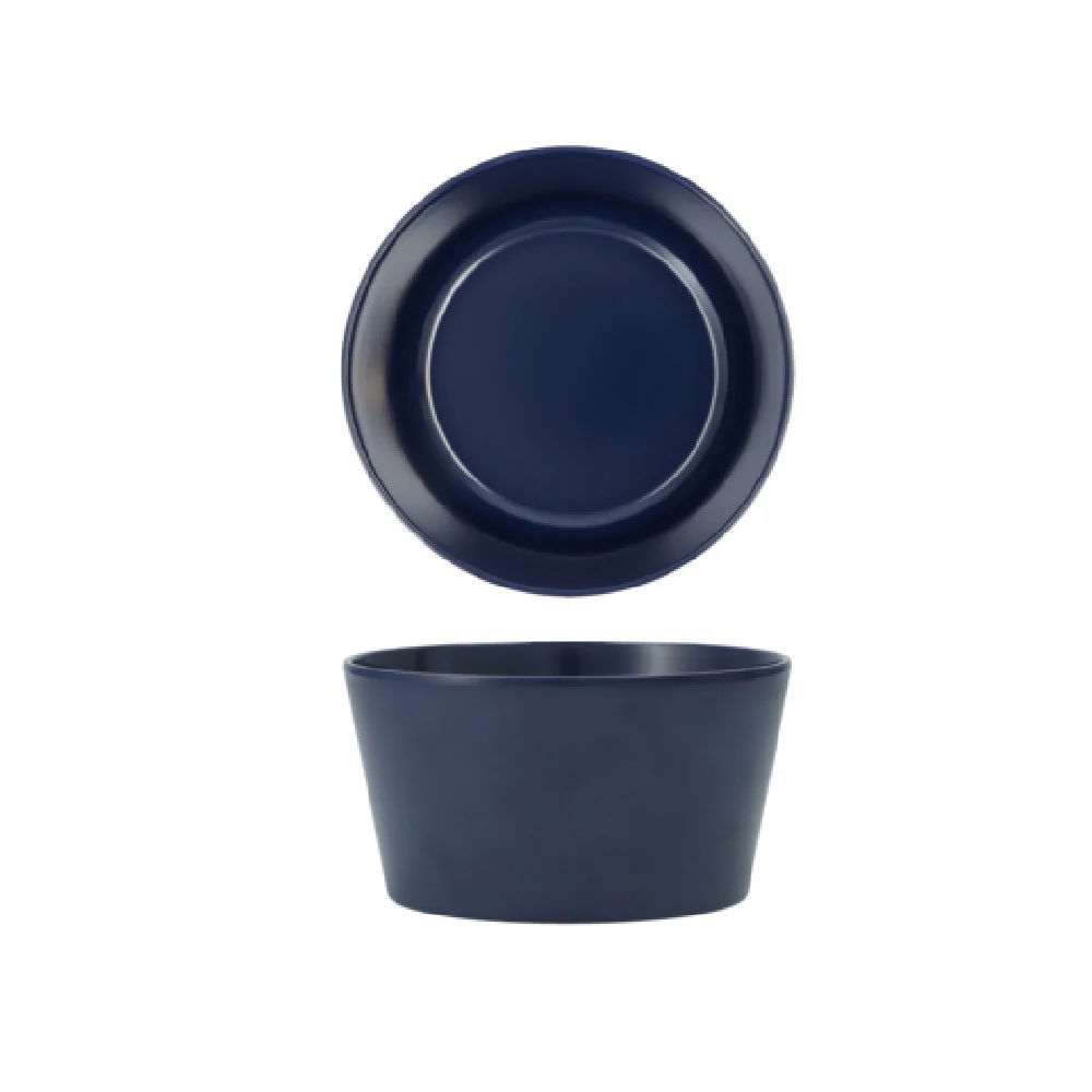 Fortessa MD.PIPER.BL.03 5 Inch 14.7oz Outdoor Nesting Bowl Melamine Blazer Blue