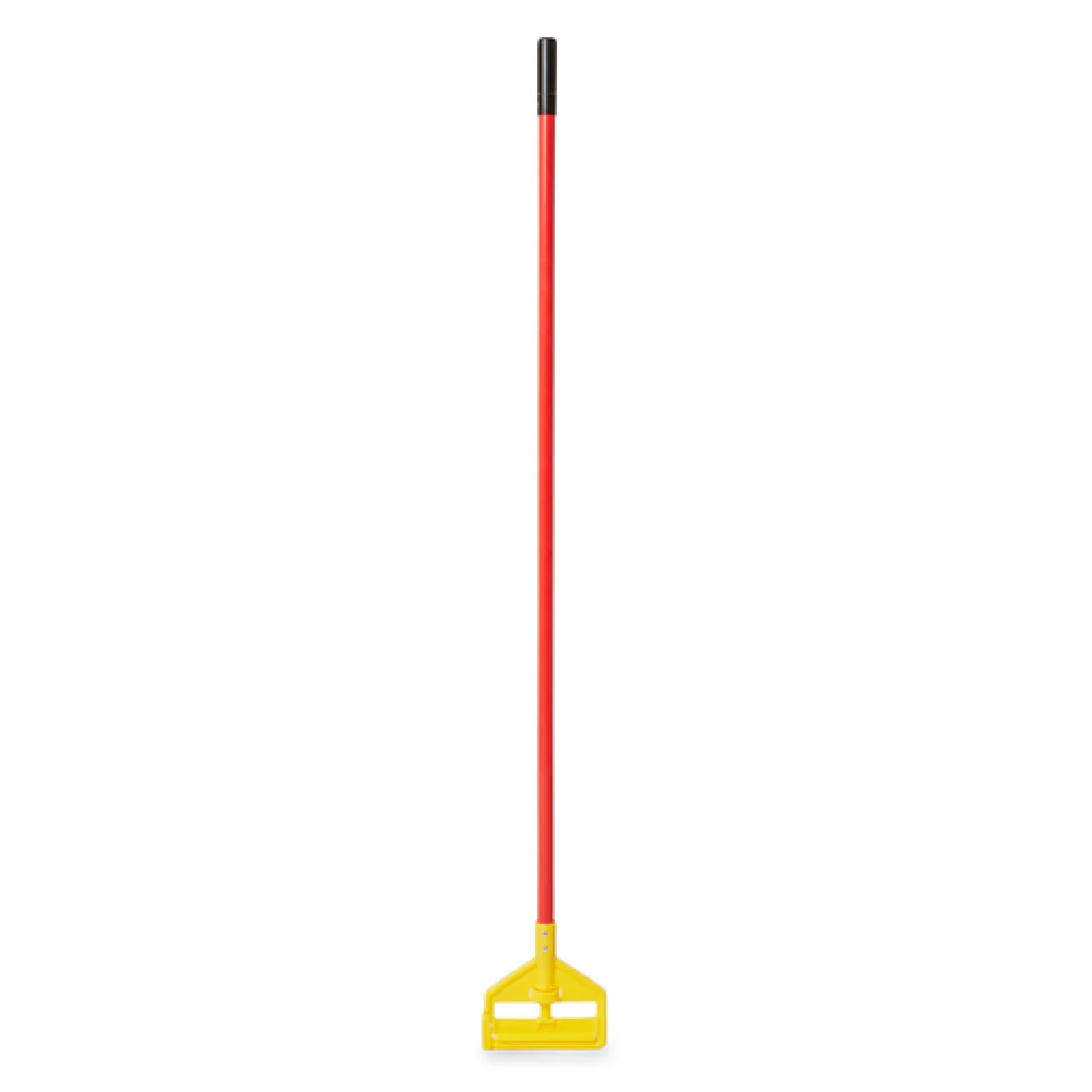 Rubbermaid FGH14600RD00 60 Inch Fiberglass Yellow Mop Handle with Quick Release