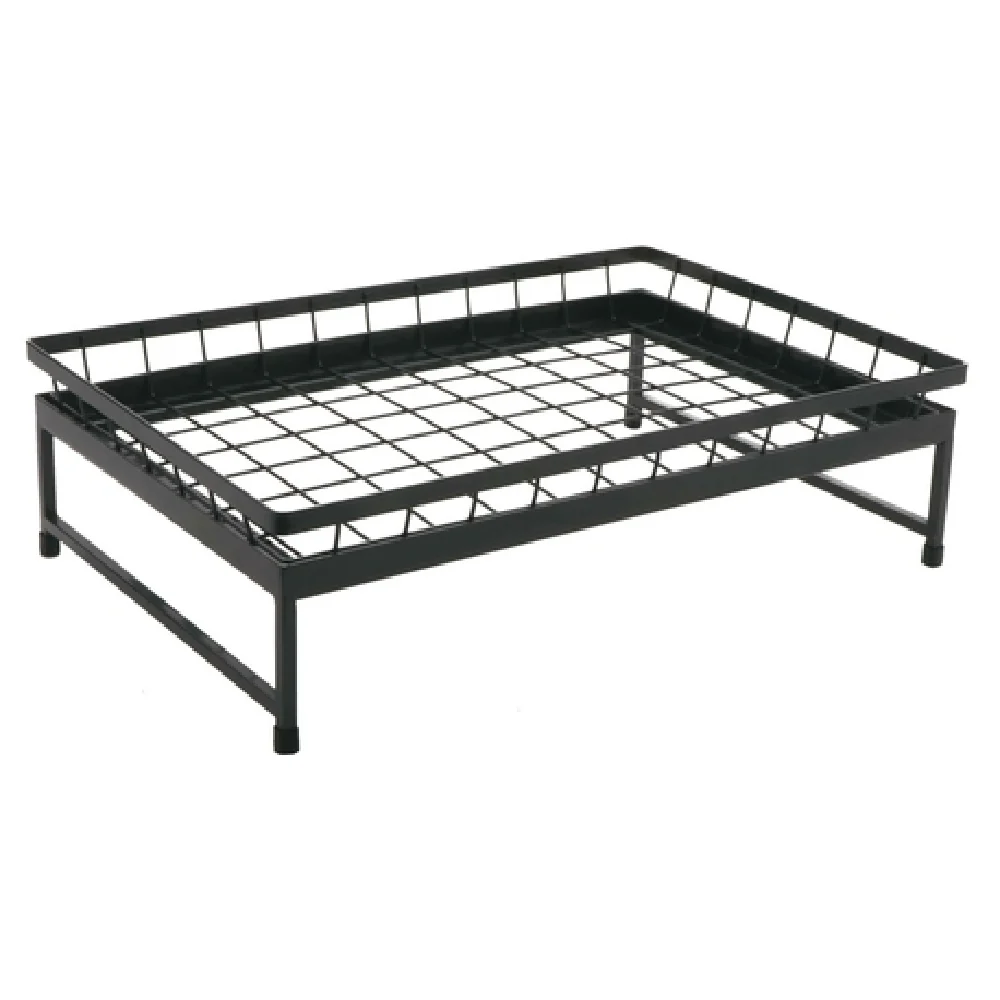 GET Enterprises IR-736-MG-1812MG 17 Inch Flat 1-Tier Display Stand Metal Gunmetal GET Enterprises IR-736-MG-1812MG 17 Inch Flat 1-Tier Display Stand Metal Gunmetal