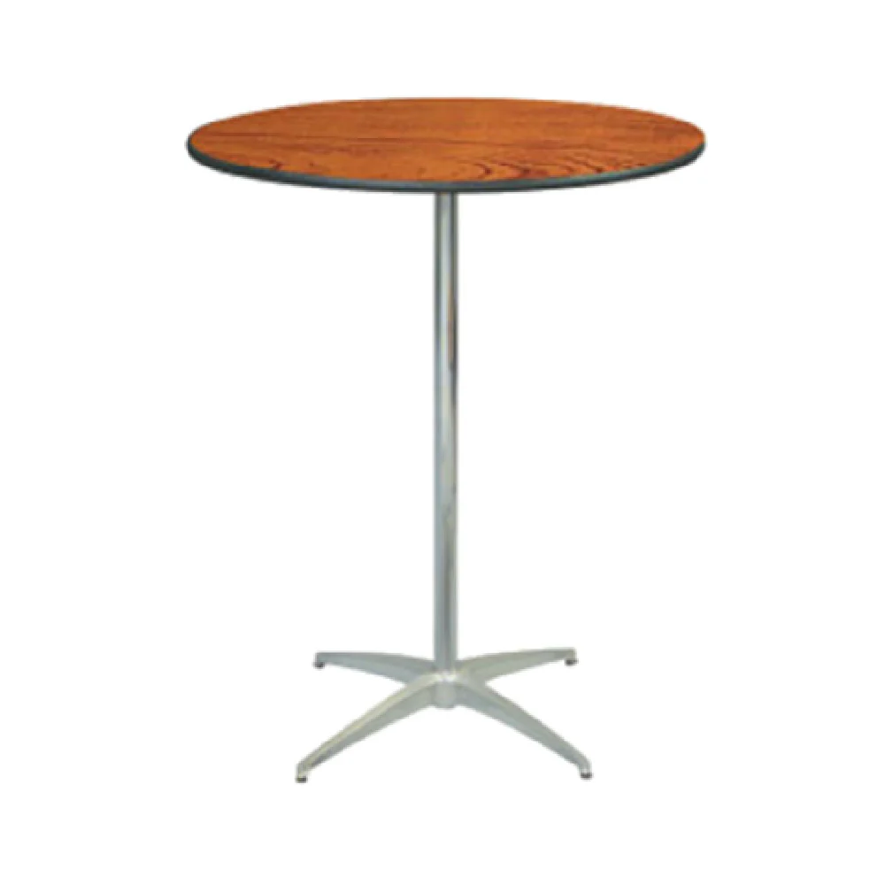 Forbes Industries LSADJ24RD 24 Inch Round Laminate Pedestal Table Adjustable Height