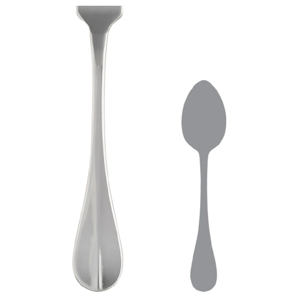 Steelite 5300S003 7-1/4 Inch Oval Bowl Dessert Soup Spoon 18/10 Stainless Steel Baguette