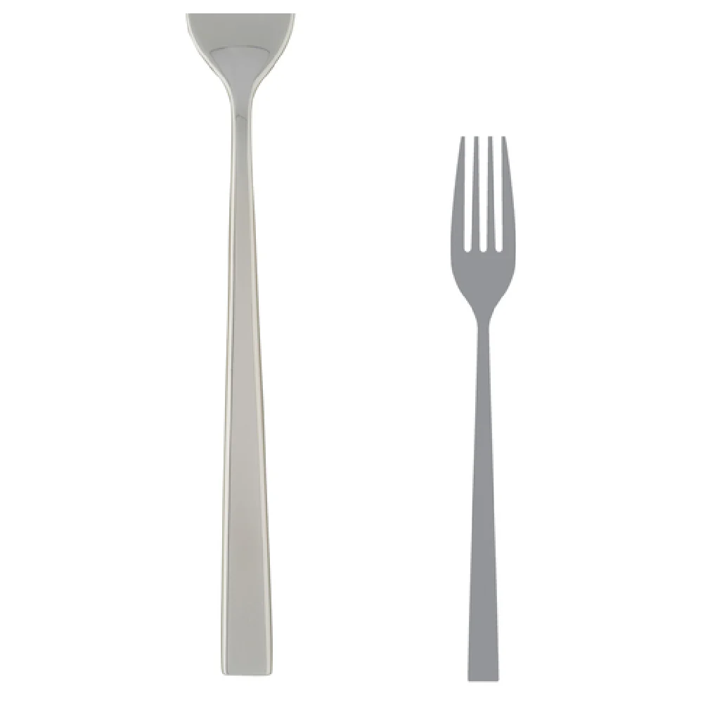 Steelite 5514J021 8 Inch Table Fork Ergonomic Satin Finish 18/10 Stainless Steel