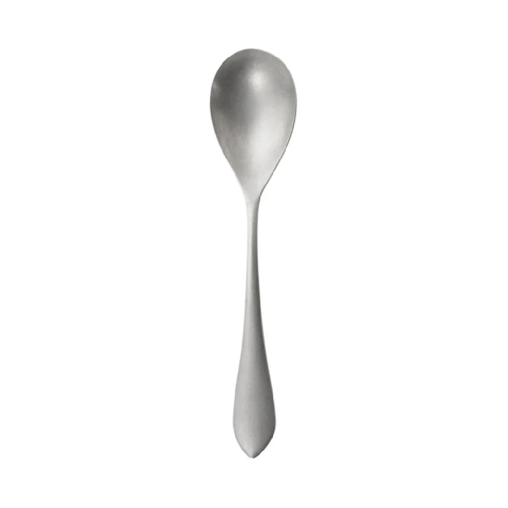 Steelite 6026SX002 8 Inch Dessert/Soup Spoon Oval Bowl with Stainless Steel Steelite 6026SX002 8 Inch Dessert/Soup Spoon Oval Bowl with Stainless Steel