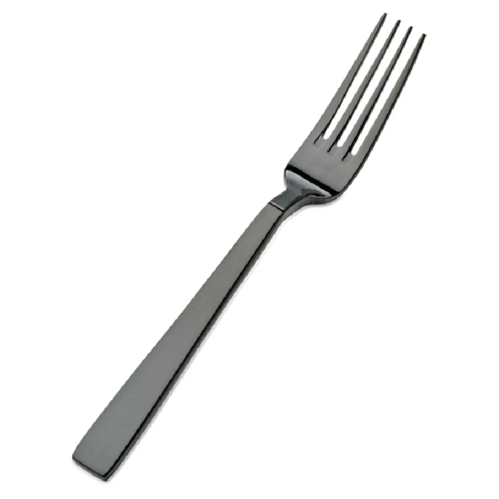 Bon Chef S3706B 8-1/8 Inch Roman Euro Dinner Fork Black Stainless Steel