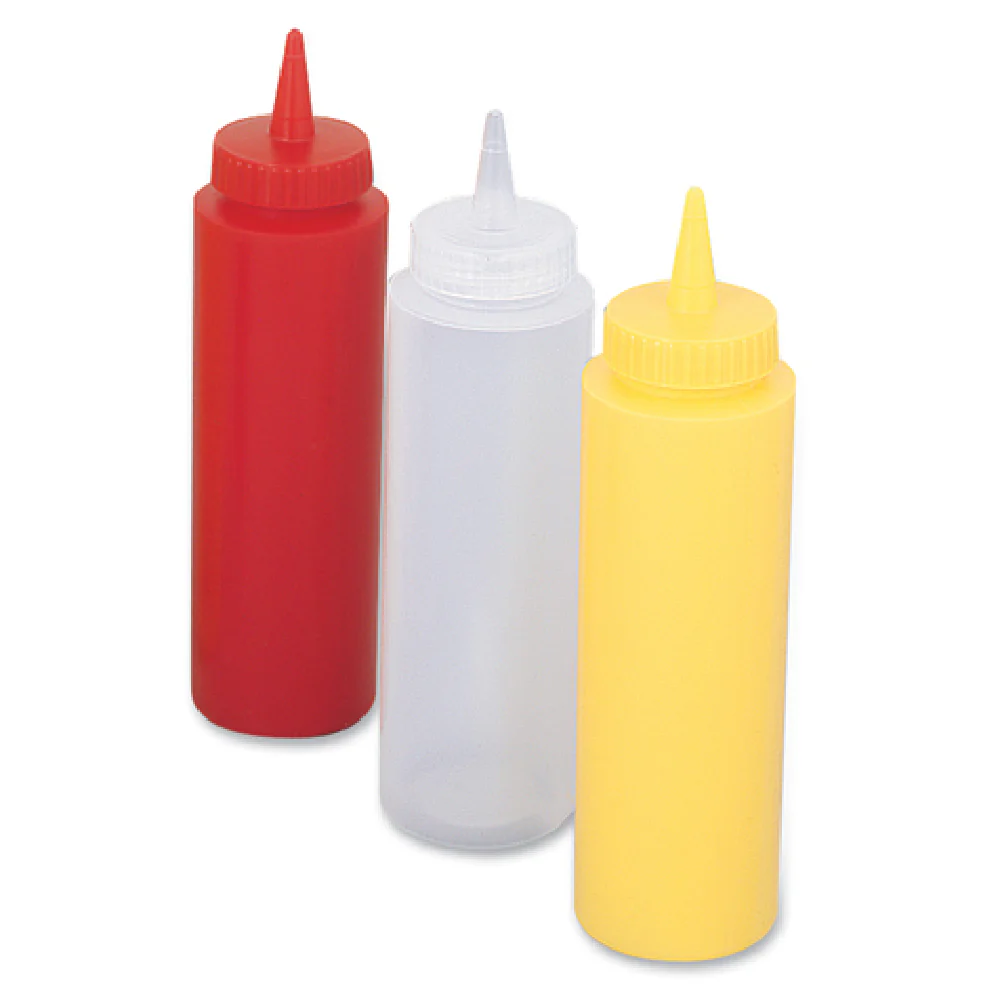 Browne Foodservice 1102 8 Oz Squeeze Bottle No Drip Tip Clear Polyethylene Browne Foodservice 1102 8 Oz Squeeze Bottle No Drip Tip Clear Polyethylene