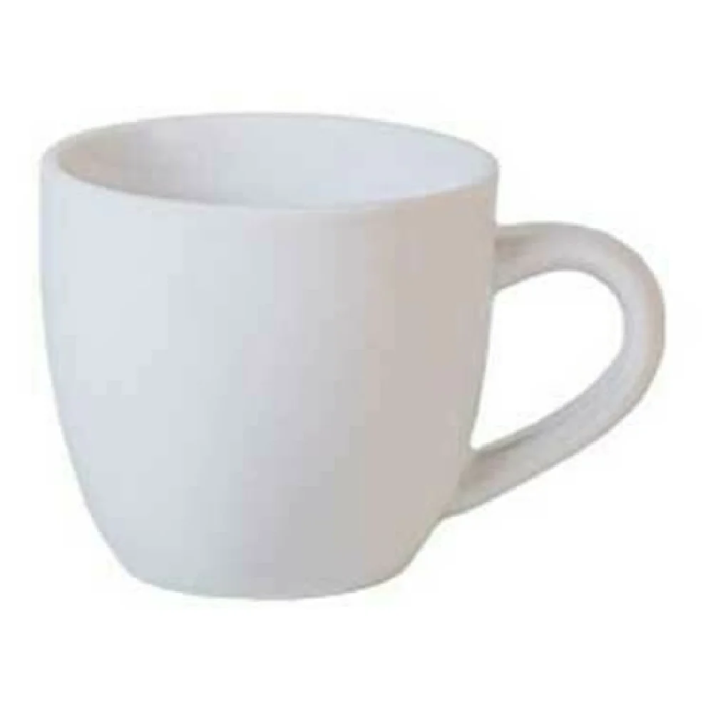 Vertex China ARG-35 4 Oz. A.D. Cup with Handle Porcelain Bright White
