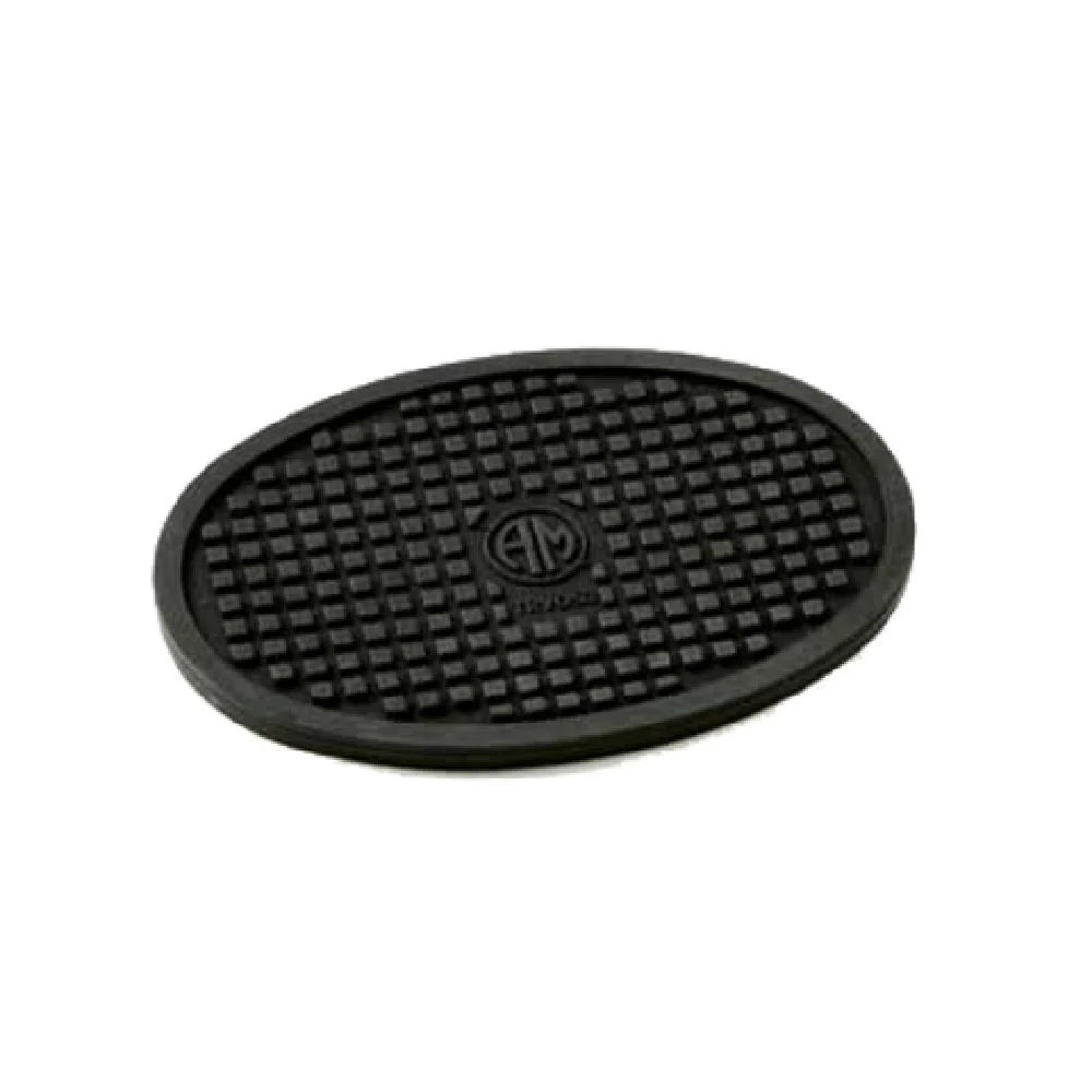 American Metalcraft TRVO53 5-1/2 Inch Oval Trivet Silicone Black Heat Resistant
