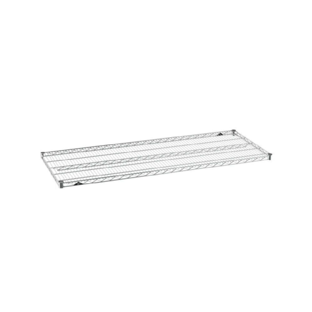 Metro 2460NC 60 Inch Wire Shelf with Chrome Plated Finish and Plastic Split Sleeves