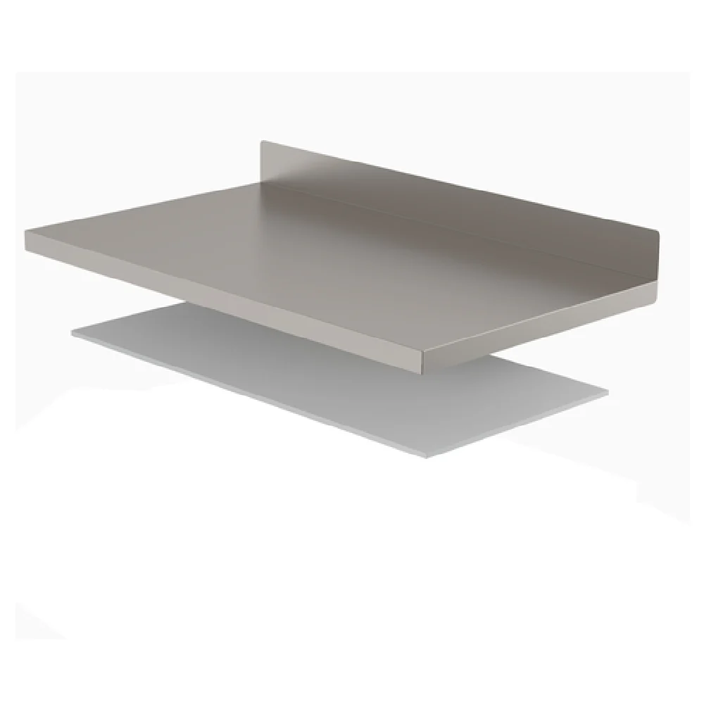 Metro SMW36 30 Inch Stainless Steel Work Surface with Backsplash and Duraplast Base