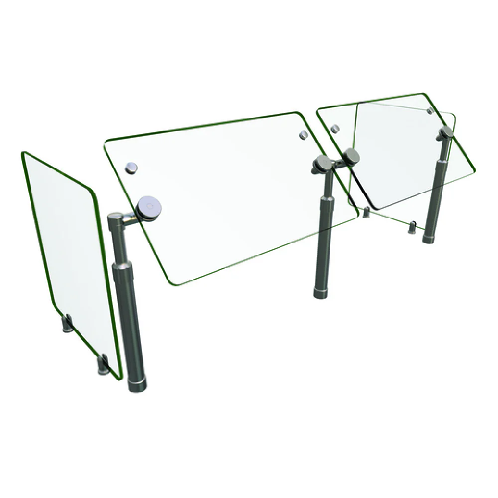 Hatco B950SWIVEL-48 48 Inch Adjustable Self-service Sneeze Guard with Stainless Steel