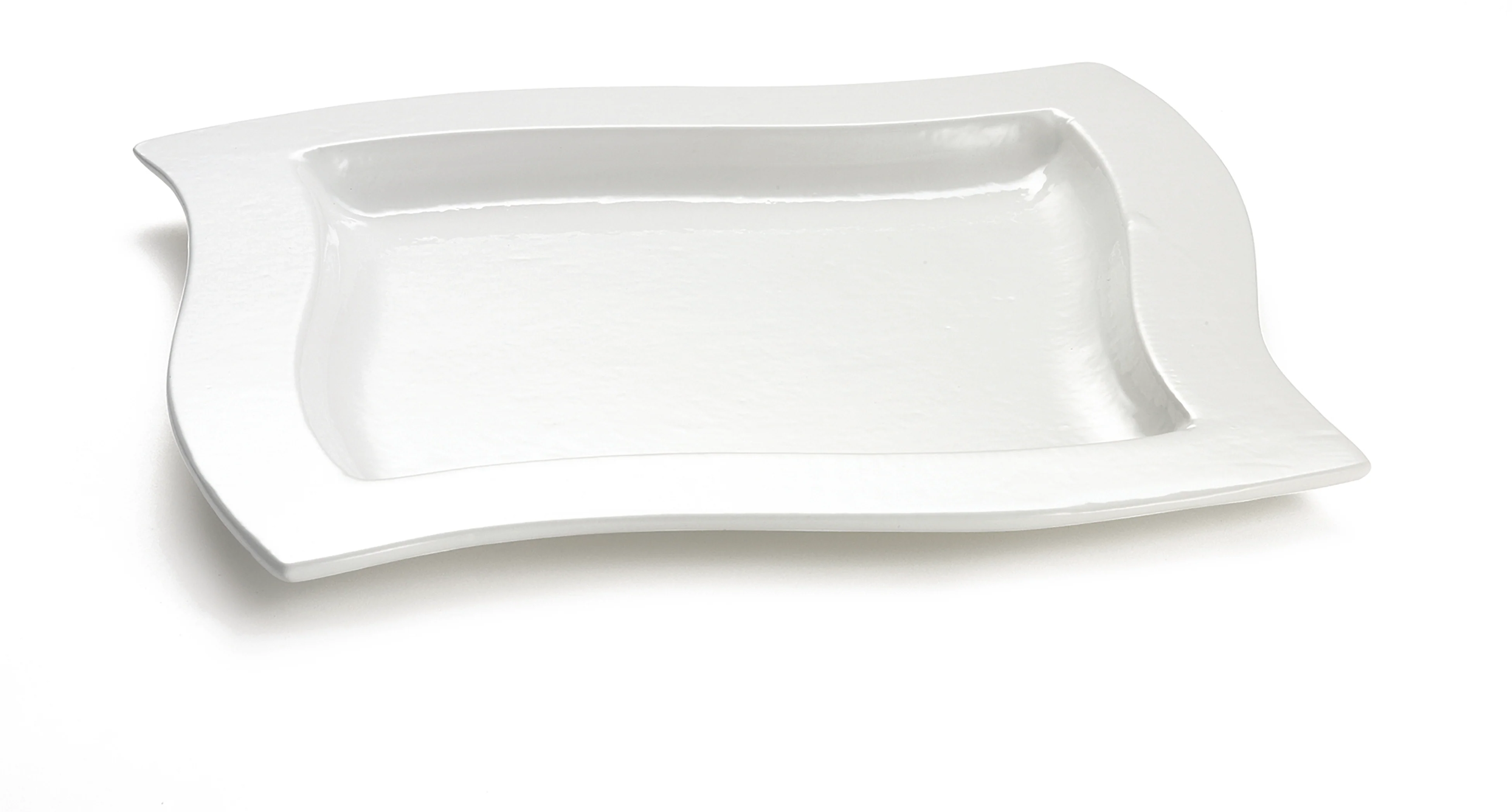 Tablecraft CW3660W 13 Inch Cold Platter Aluminum White Duracoat Finish