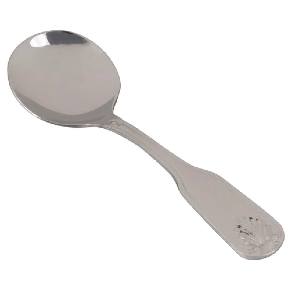 Stanton Trading FL125-04 6-1/4 Inch Bouillon Spoon Heavy Weight 18/0 Stainless Steel