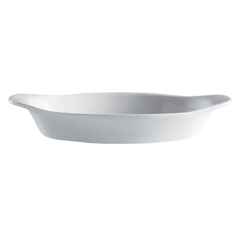 GET Enterprises PA1101909712 9 to 4 Inch Oval Au Gratin Dish Porcelain Medium
