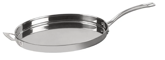 Spring USA 8181-60/38 1-1/2 Quart Sauté Pan with Riveted Handles Stainless Steel Spring USA 8181-60/38 1-1/2 Quart Sauté Pan with Riveted Handles Stainless Steel