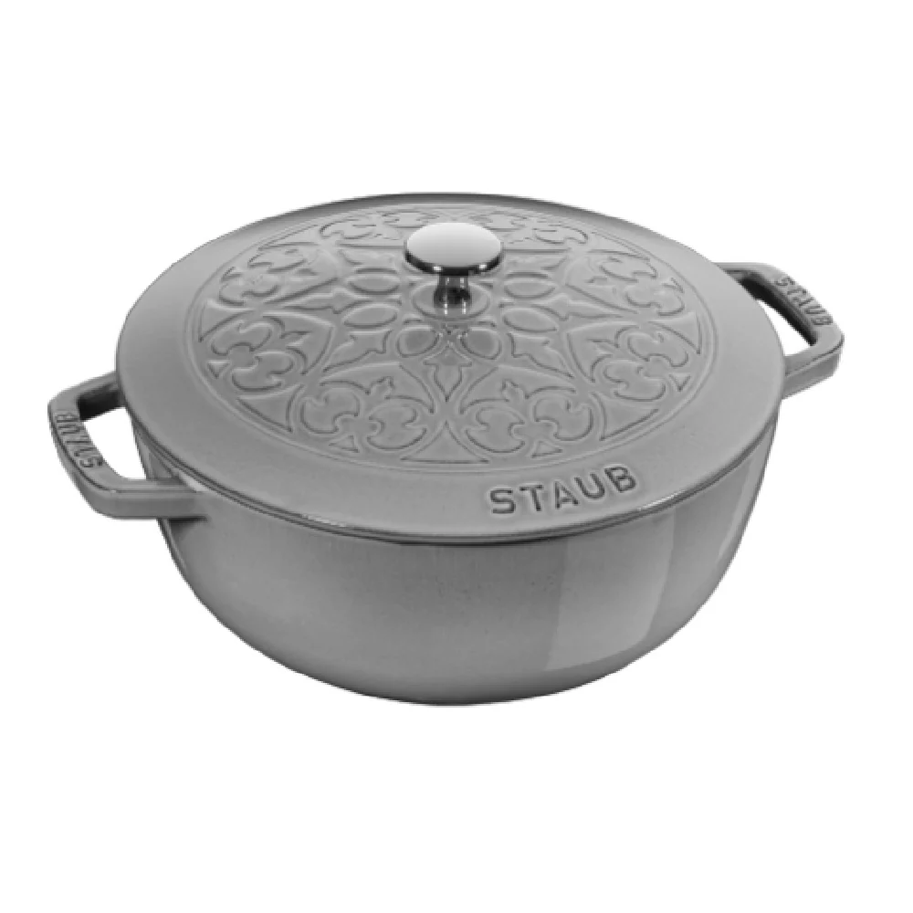 Zwilling 11212418 3.75 Qt Round Essential French Oven with Domed Lid Graphite Gray Enameled Cast Iron