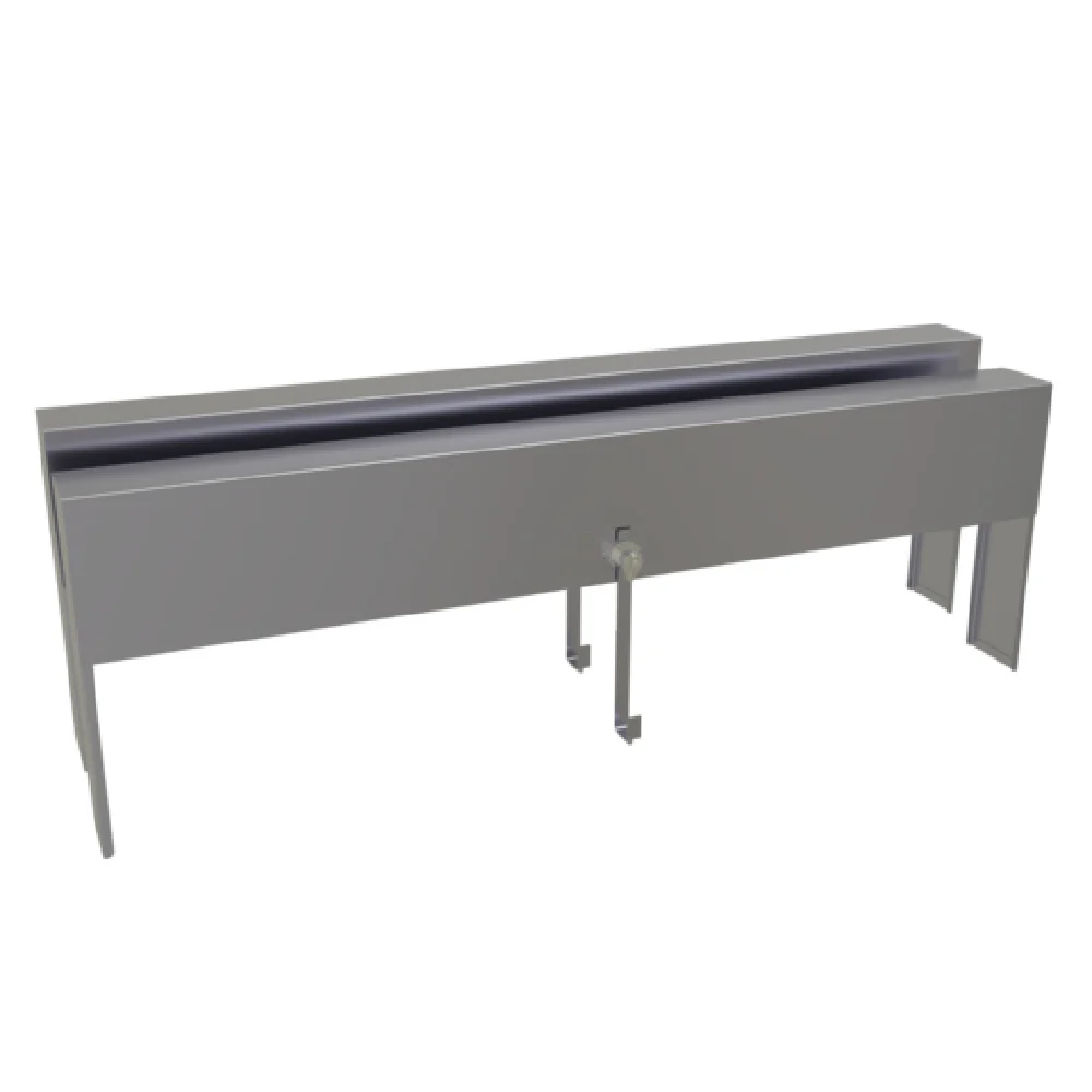 Glastender DSRC-39 39 Inch Locking Cover with Stainless Steel Construction