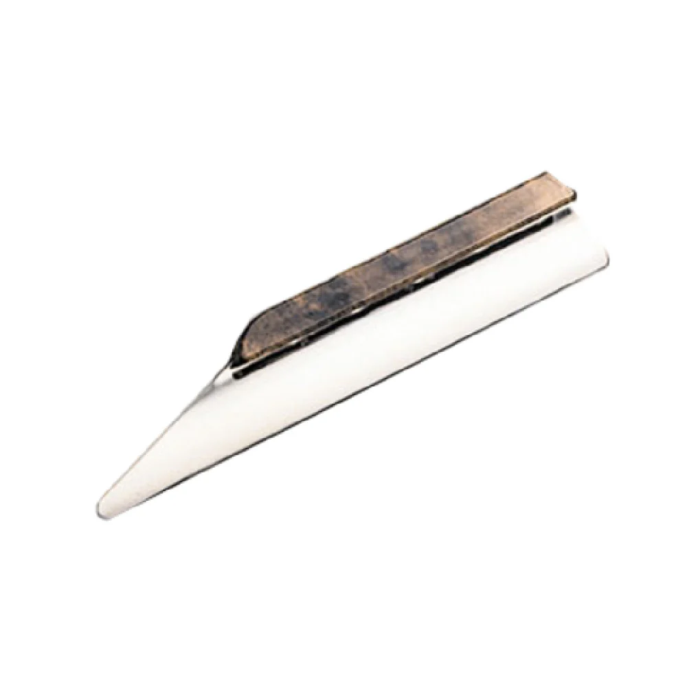 Louis Tellier RAM 5-1/2 Inch Pocket Crumber Stainless Steel Wood Finish Louis Tellier RAM 5-1/2 Inch Pocket Crumber Stainless Steel Wood Finish