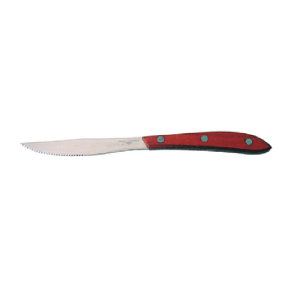 Admiral Craft STK-858/B 4-1/4 Inch Serrated Blade 8-5/8 Inch OAL Steak Knife with Pakkawood Handle