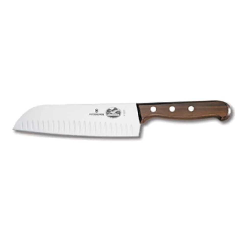 Victorinox 6.8520.17 7 Inch Blade 4.5 Inch Handle Wood Santoku Knife Victorinox 6.8520.17 7 Inch Blade 4.5 Inch Handle Wood Santoku Knife