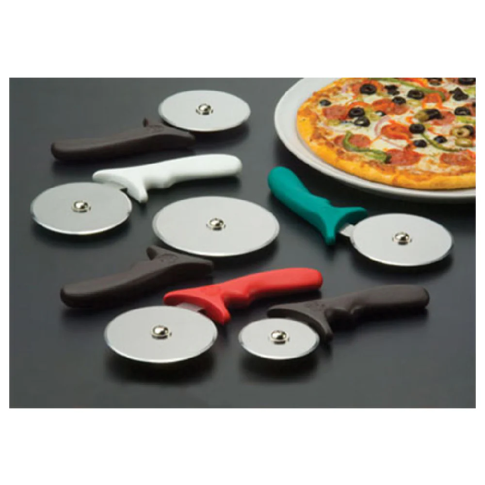 American Metalcraft PIZG3 4 Inch Pizza Cutter Green Plastic Handle Stainless Steel