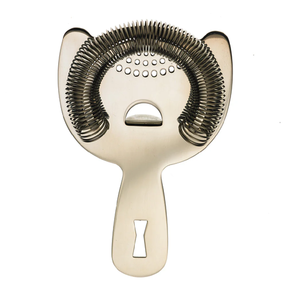 Mercer Culinary M37026 6 Inch Length Bar Strainer Heavy Duty 2 Prong Stainless Steel Mercer Culinary M37026 6 Inch Length Bar Strainer Heavy Duty 2 Prong Stainless Steel