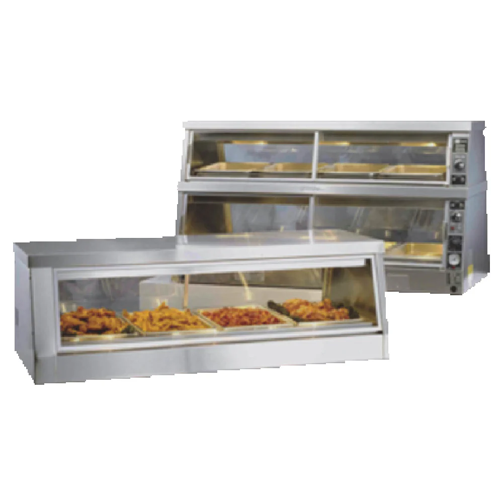 Henny Penny CW216.0 60 Inch Heated Display Case Two Tier Stainless Steel with Humidified Heat Henny Penny CW216.0 60 Inch Heated Display Case Two Tier Stainless Steel with Humidified Heat
