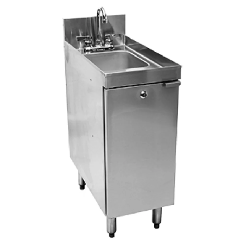 Glastender C-SC-12 12 Inch CHOICE Sink Cabinet with Hinged Door Stainless Steel