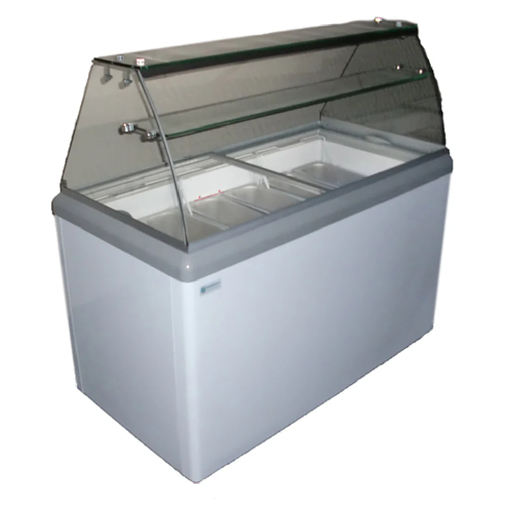 Excellence HBG-9HC 51 Inch Gelato Dipping Cabinet 13.8 Cu Ft Capacity with Sliding Doors