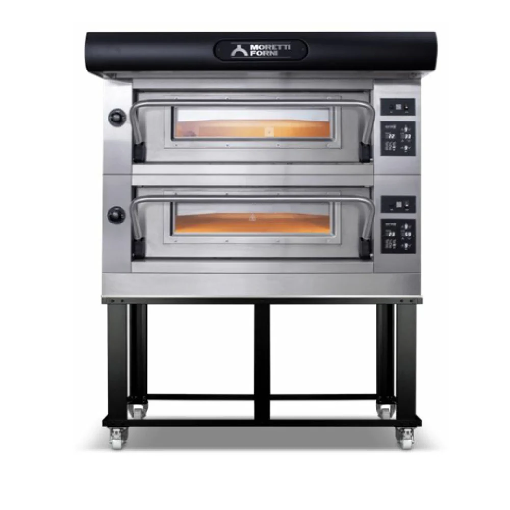 Moretti Forni AMALFI C2 38 Inch Electric Deck-Type Pizza Oven with 2 Decks Moretti Forni AMALFI C2 38 Inch Electric Deck-Type Pizza Oven with 2 Decks