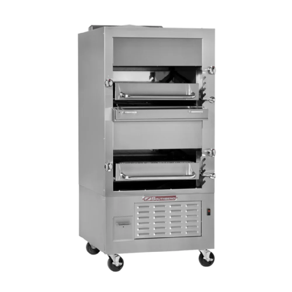 Southbend 270_LP 34 Inch Gas Broiler Double-deck with Infrared Heat 208000 BTU Southbend 270_LP 34 Inch Gas Broiler Double-deck with Infrared Heat 208000 BTU