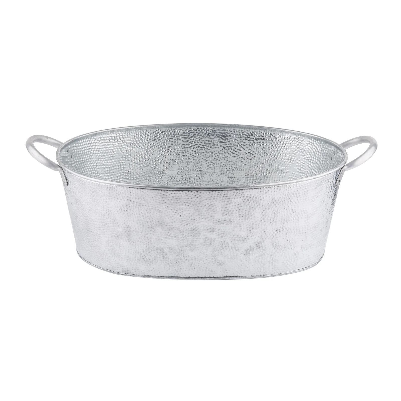 Tablecraft GT2313 13-1/4 Inch Beverage Tub Galvanized Steel Oval Hand Wash Only Tablecraft GT2313 13-1/4 Inch Beverage Tub Galvanized Steel Oval Hand Wash Only
