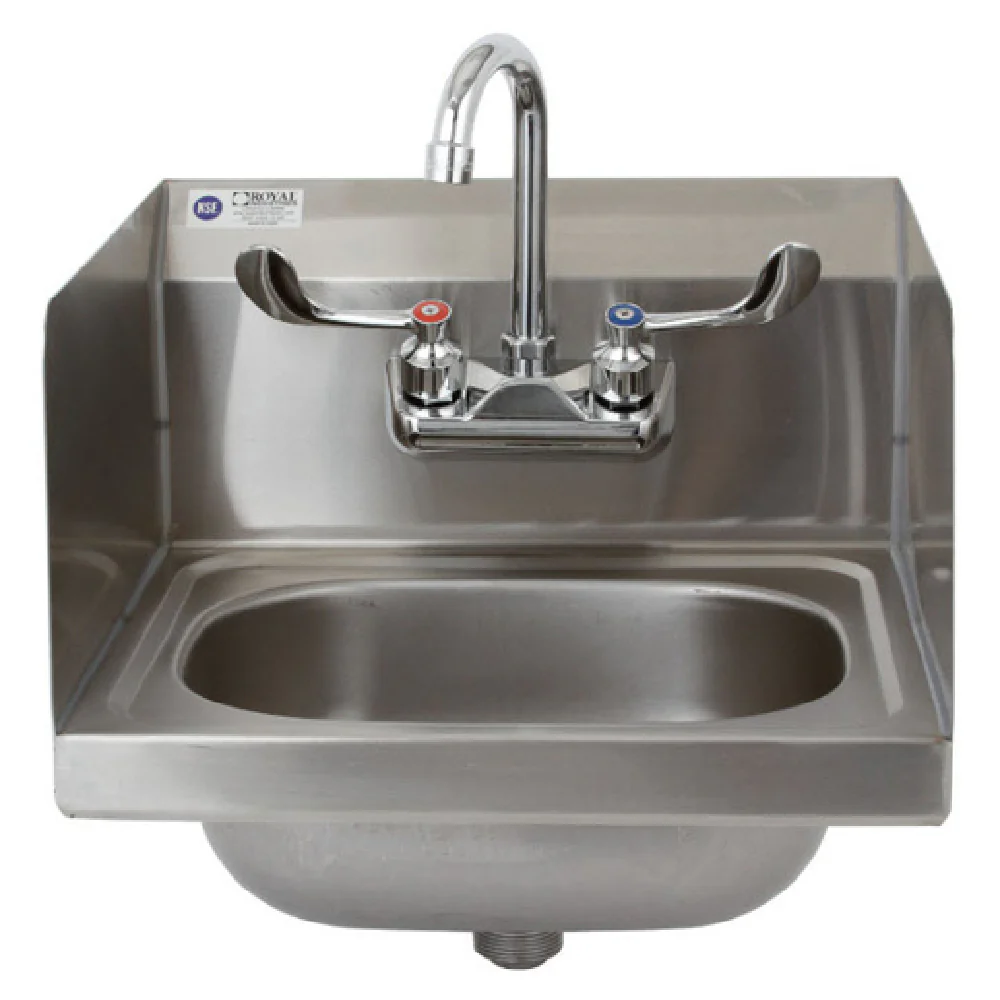 Royal Industries ROY HSW 15 SP Hand Sink Wall Mounted 10